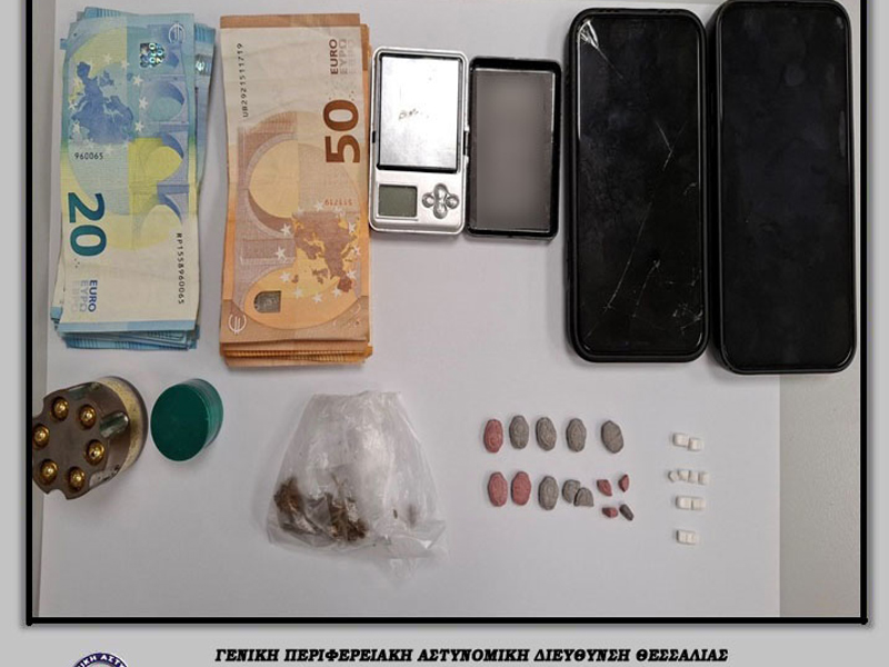 Συνελήφθησαν (8) άτομα κατά το τελευταίο 6ήμερο στη Θεσσαλία, για παραβάσεις της νομοθεσίας περί ναρκωτικών