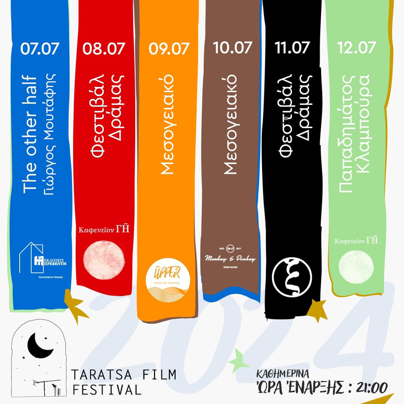 Ταράτσα Film Festival Larisas: Κάνει πρεμιέρα στις 7 Ιουλίου