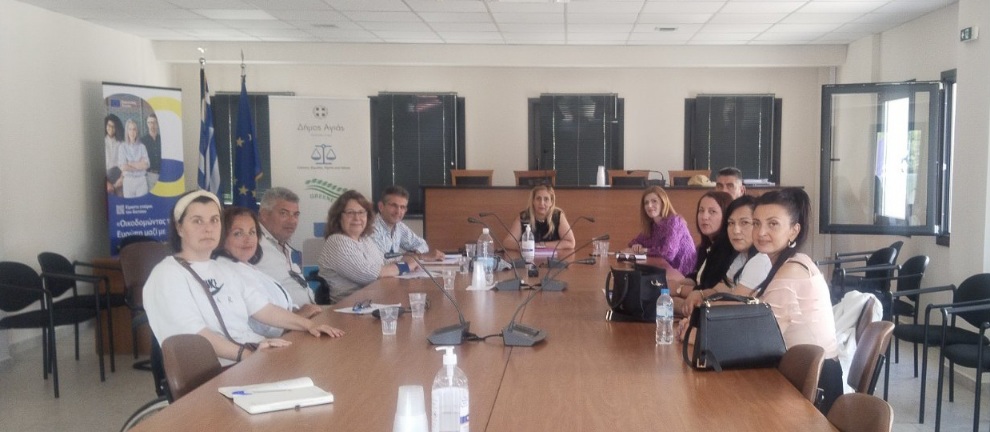 Στην Αγιά εκπρόσωποι της ΕΟΚΑ και της «Πρόσβασης» παρουσία της Ανδριάνας Κομήτσα