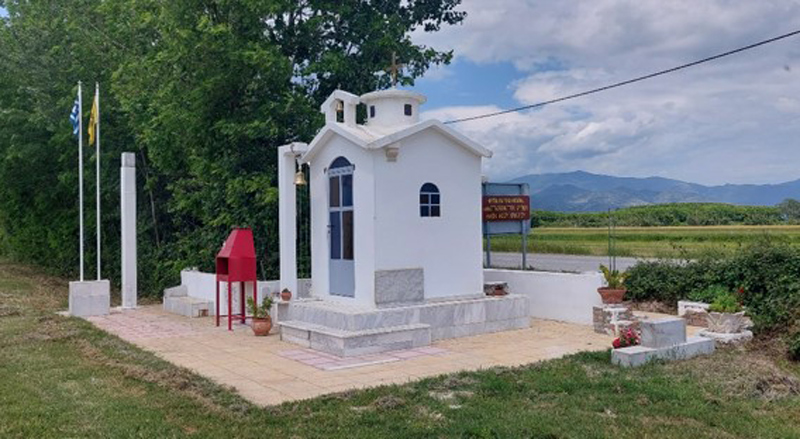Εσπερινός της αποδόσεως του Πάσχα στο παρεκκλήσιο της Αναστάσεως στον Αμπελώνα