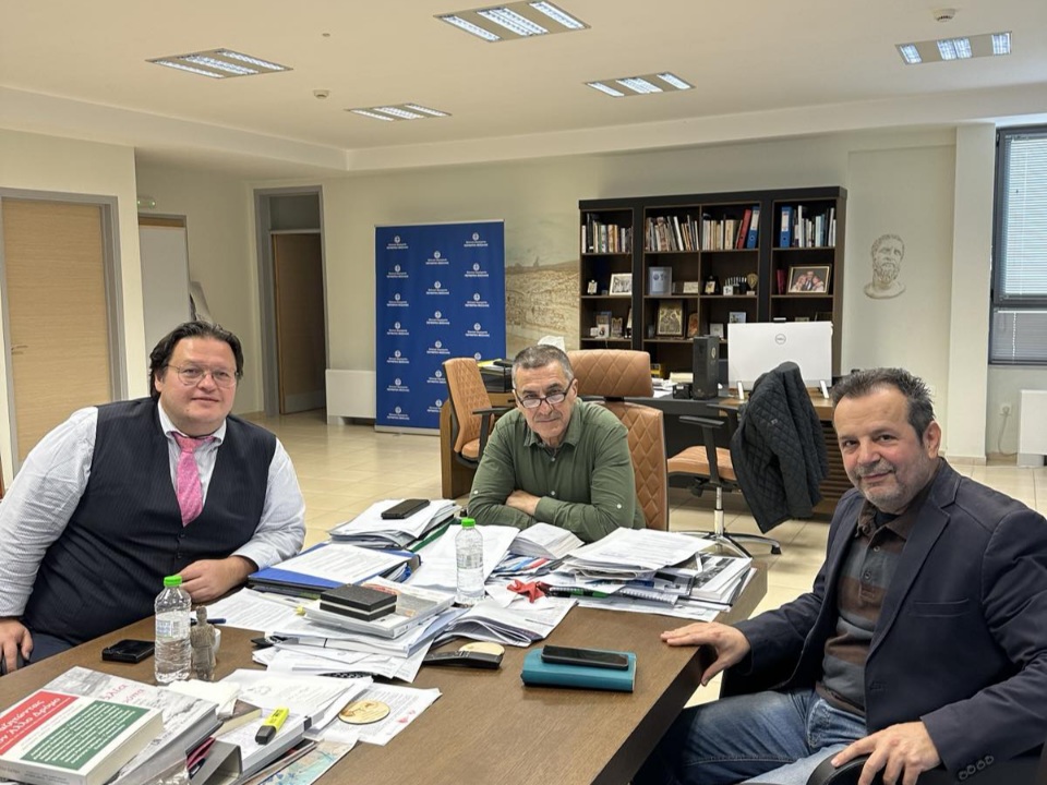 Με τον Περιφερειάρχη Θεσσαλίας ο Θωμάς Παπαλιάγκας