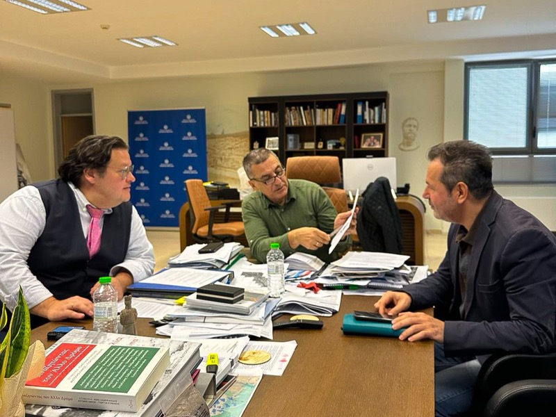 Με τον Περιφερειάρχη Θεσσαλίας ο Θωμάς Παπαλιάγκας για το Σχέδιο Ανασυγκρότησης της Θεσσαλίας