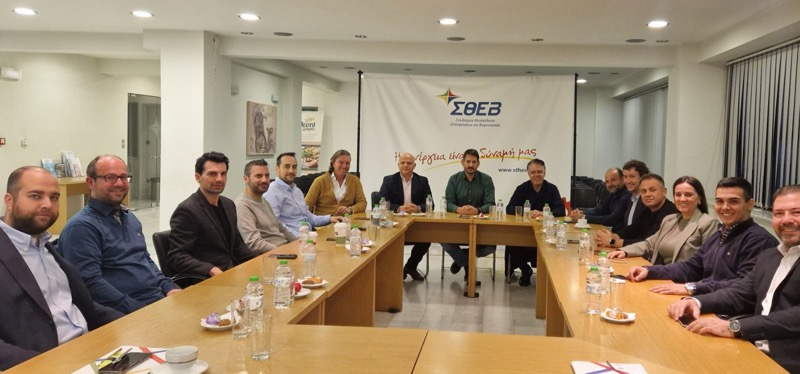 Γουργιώτης με διοίκηση ΣΘΕΒ: Με κοινές δράσεις για το καλό της επιχειρηματικότητας
