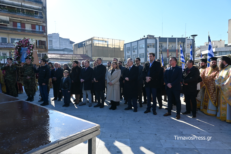 Ο Περιφερειάρχης Θεσσαλίας Δημήτρης Κουρέτας στον Τύρναβο για τον Πολιούχο του Άγιο Γεδεών