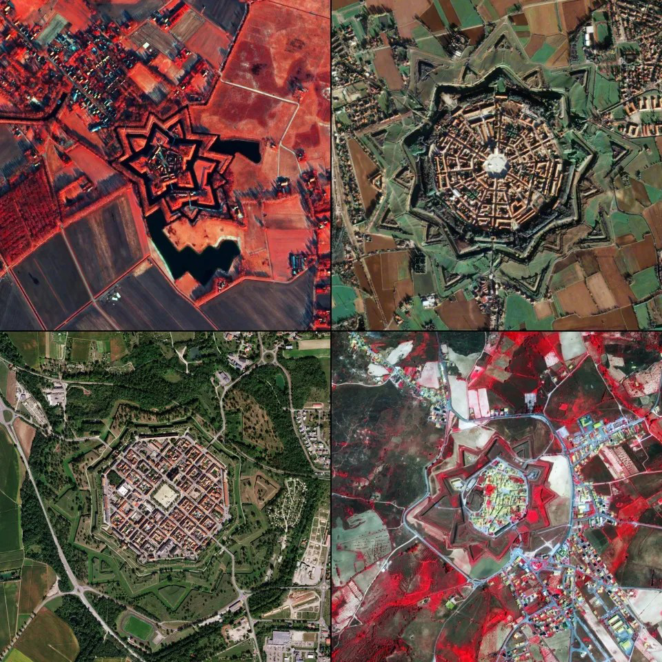 Earth from Space Star cities