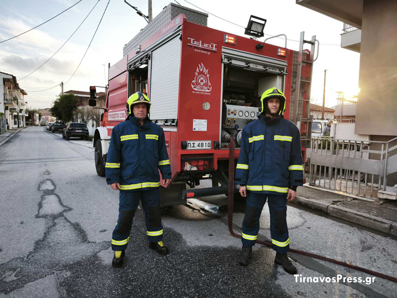 Άσκηση αντιμετώπισης διαρροής φυσικού αερίου στον Τύρναβο