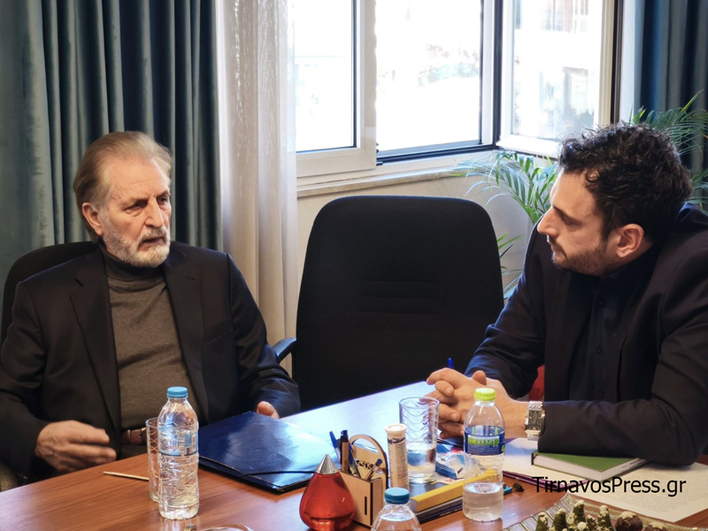 Συνάντηση Στ. Τσικριτσή – Λ. Κατσαρού με κύριο θέμα το φράγμα των Δελερίων και την λειψυδρία