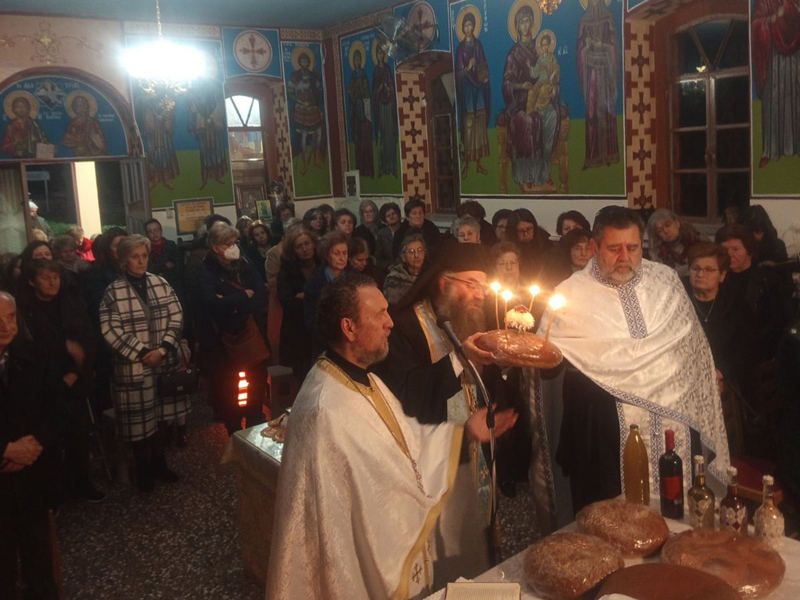 Πανηγυρικός Εσπερινός στον Άγιο Τρύφωνα Αμπελώνα – Τιμή στον προστάτη των αγροτών