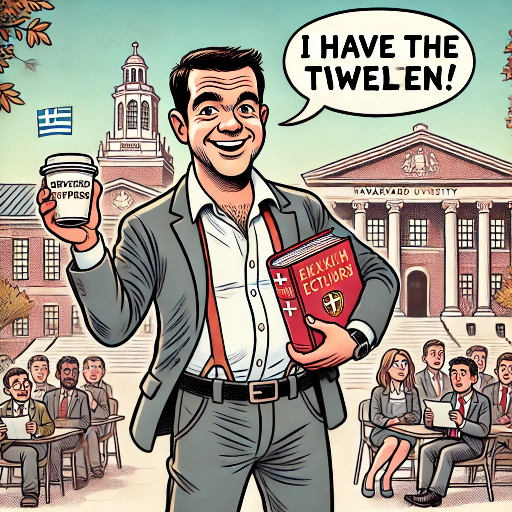 Harvard Calling: Ο Τσίπρας, τα αγγλικά και το… survival στο Χάρβαρντ