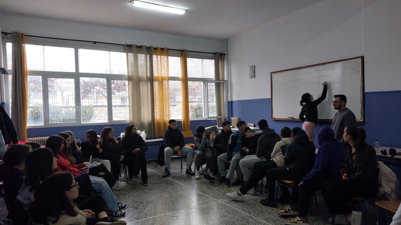Δράση ευαισθητοποίησης του 1ου Γυμνασίου Τυρνάβου – Αχ. Τζαρζάνος με το Κέντρο Κοινότητας του Δήμου Τυρνάβου