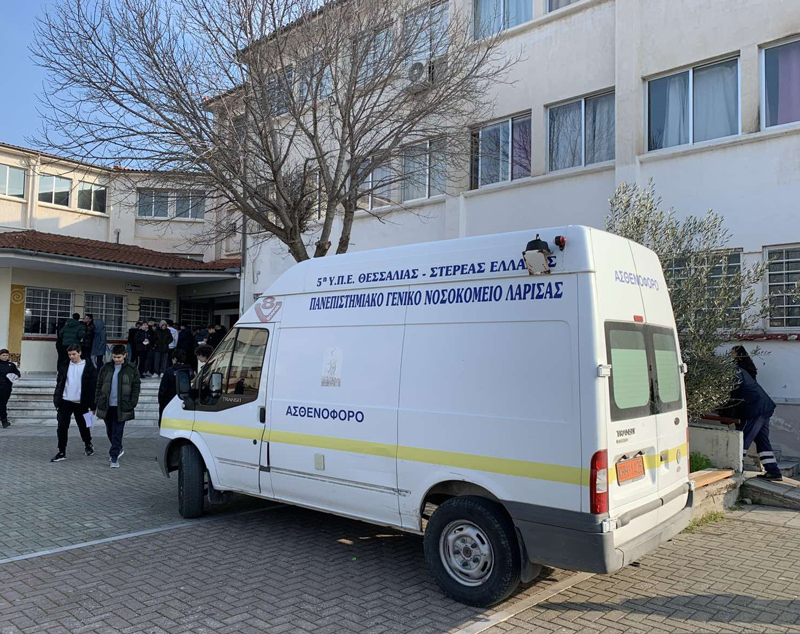 Ημέρα Εθελοντικής Αιμοδοσίας στο 9ο Γυμνάσιο Λάρισας