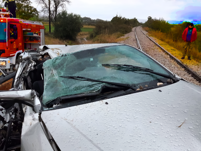 treno autokinito sigkrousi