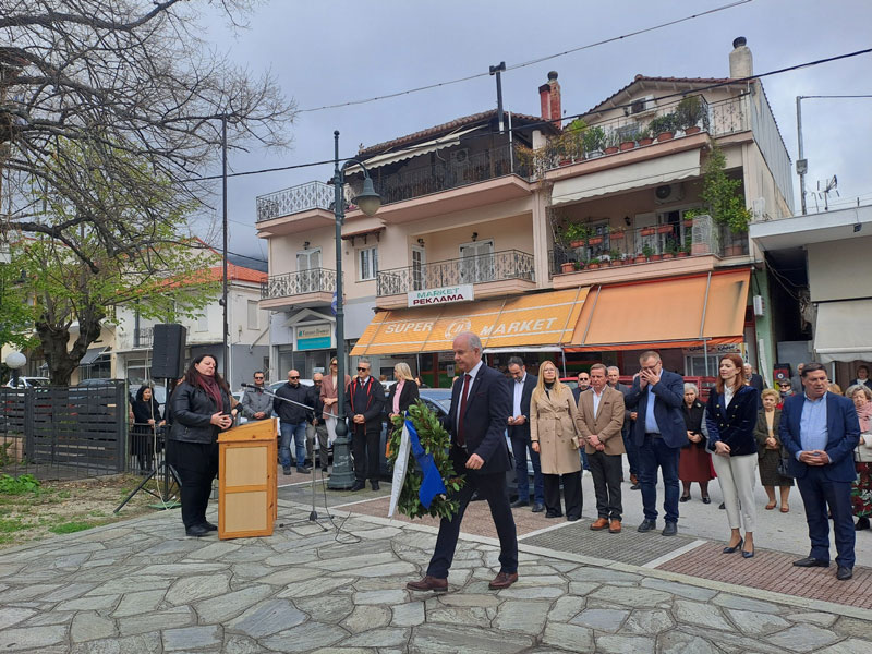 Ο Δήμος Τεμπών τίμησε τη μνήμη του Μαρίνου Αντύπα στον Πυργετό