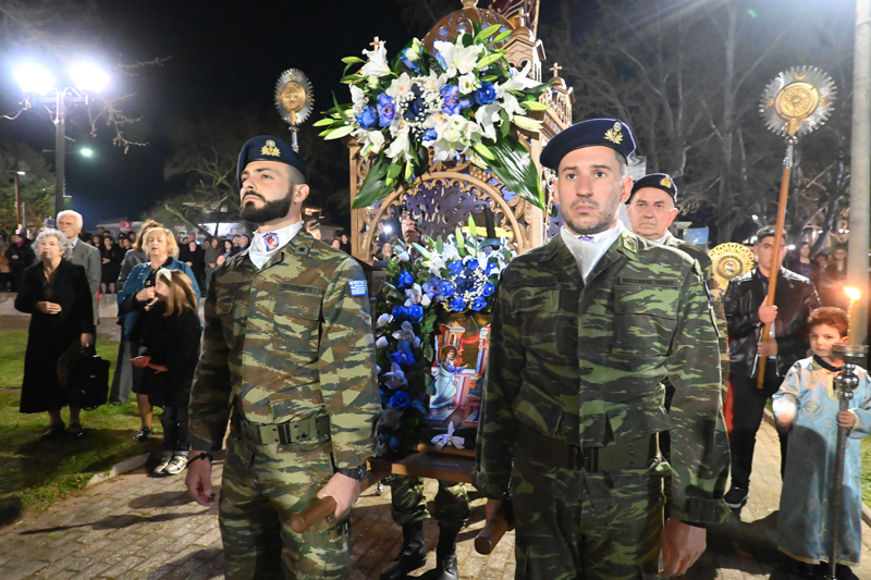 Με λαμπρότητα ο Μέγας Εσπερινός του Ευαγγελισμού της Θεοτόκου στη Ροδιά Τυρνάβου
