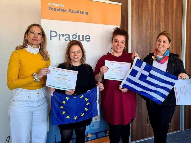 Επιμόρφωση Εκπαιδευτικών του Δημ. Σχ. Δαμασίου στην Πράγα στα πλαίσια του Προγράμματος Erasmus+