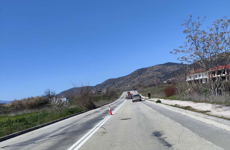 Σε διαγράμμιση του δημοτικού οδικού δικτύου προχώρησε ο Δήμος Ελασσόνας