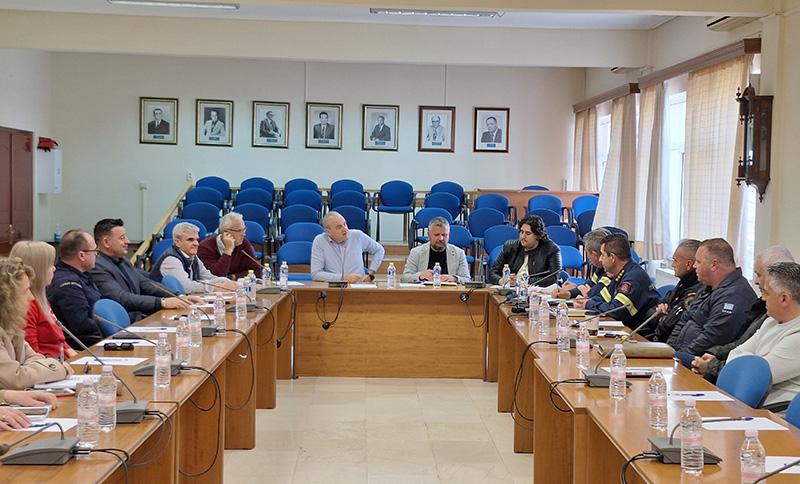 Δήμος Ελασσόνας: Σύσκεψη για την πολιτική προστασία και τις πυρκαγιές