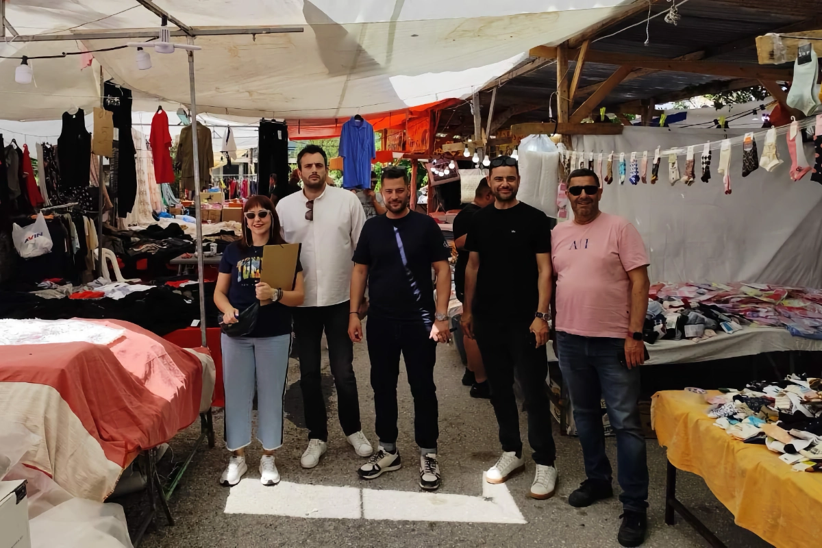 Άνοιξε το Παζάρι Τυρνάβου: Επίσκεψη του Δημάρχου και προετοιμασίες για την υποδοχή χιλιάδων επισκεπτών