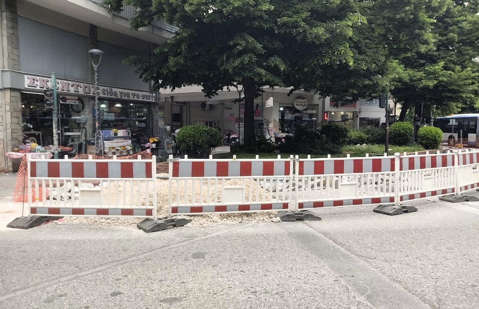 Δήμος Λαρισαίων: Ανακατασκευή νέου τμήματος στην Ανθ.Γαζή