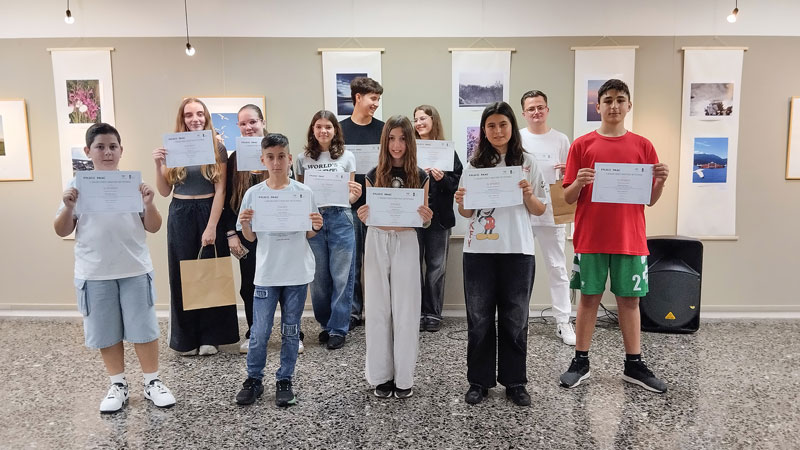 Συνεχίζεται με μεγάλη επιτυχία η 1η Ομαδική Έκθεση Μαθητικής Φωτογραφίας