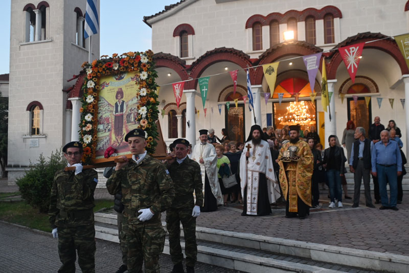 Ο Τύρναβος τιμά τη μνήμη του Αγίου Γεωργίου του Νεομάρτυρος του Τυρναβίτου με ευλάβεια και λαμπρότητα