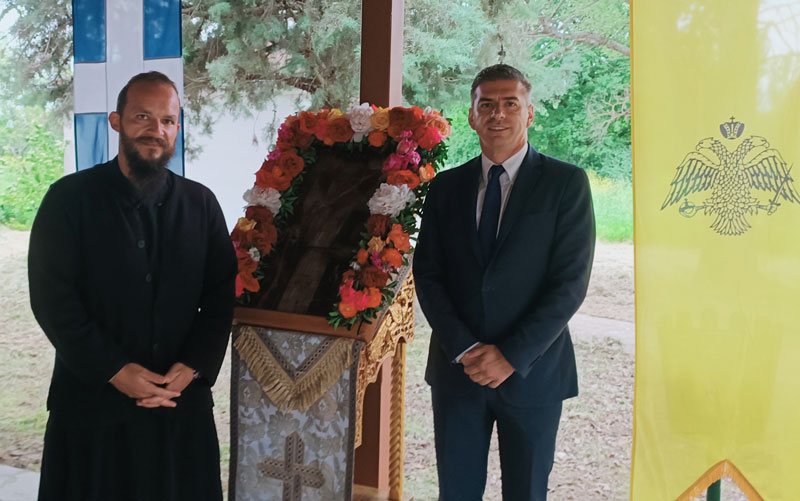 Στον Ευαγγελισμό, για την εορτή στο ξωκλήσι του Αγίου Αθανασίου, ο Σάκης Παιδής