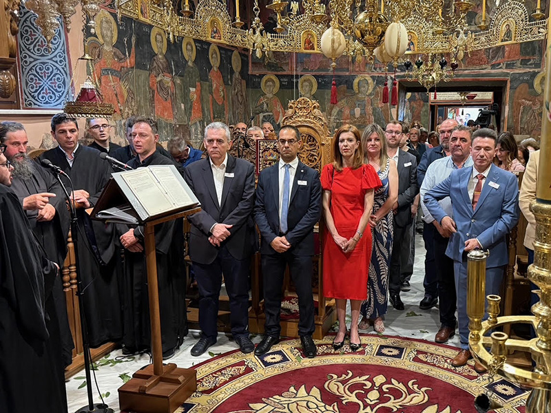 Χαρακόπουλος στην εορτάζουσα Ι.Μ. Σπαρμού: Η πίστη μας δύναμη για να ανταπεξέλθουμε στις πολλαπλές προκλήσεις