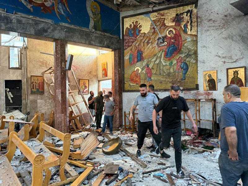 Τρομοκρατικό χτύπημα σε Εκκλησία στη Συρία – Όταν διώκεται ο Χριστιανισμός, διώκεται ο Άνθρωπος