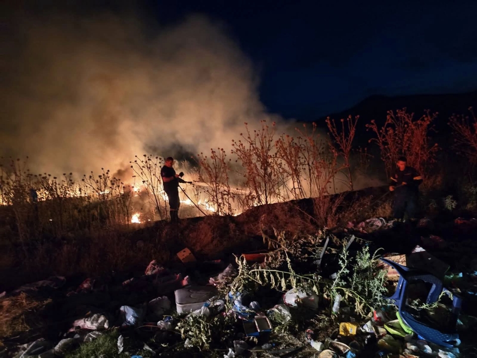 Στον πόδι η πυροσβεστική για φωτιά στην περιοχή του Αγίου Παντελεήμονα Τυρνάβου