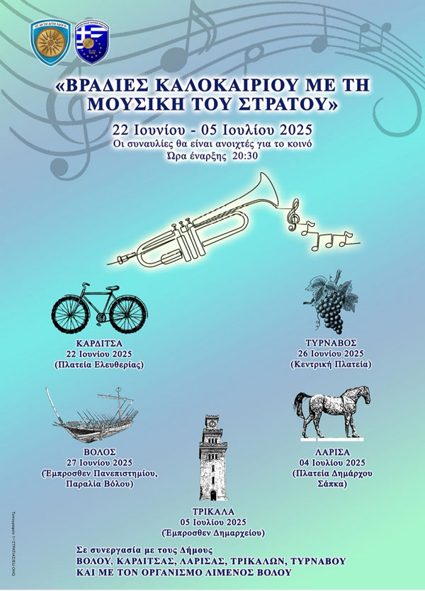 200 Χρόνια Στρατιωτικής Μουσικής – Εορταστική Εκδήλωση στον Τύρναβο
