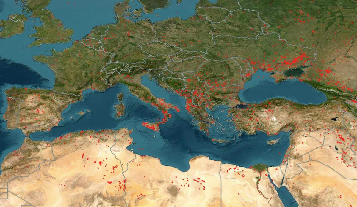 NASA: Εφιαλτικές οι δορυφορικές εικόνες της NASA από τις φωτιές στην Μεσόγειο
