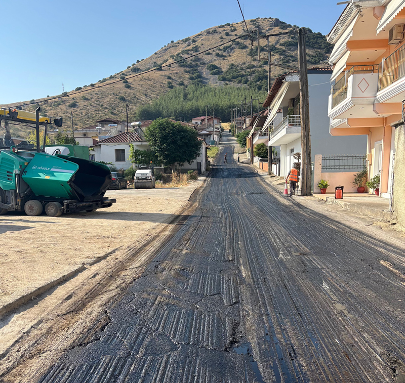 Δαμάσι: Ολοκληρώθηκε η αγροτική οδοποιία – Εργασίες αστικής οδοποιίας σε εξέλιξη